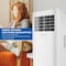 Serenelife Portable Air Conditioner - Compact Home A/C Cooling Unit with Built-in Dehumidifier & Fan Modes, Inc SLPAC805W - alternate 3